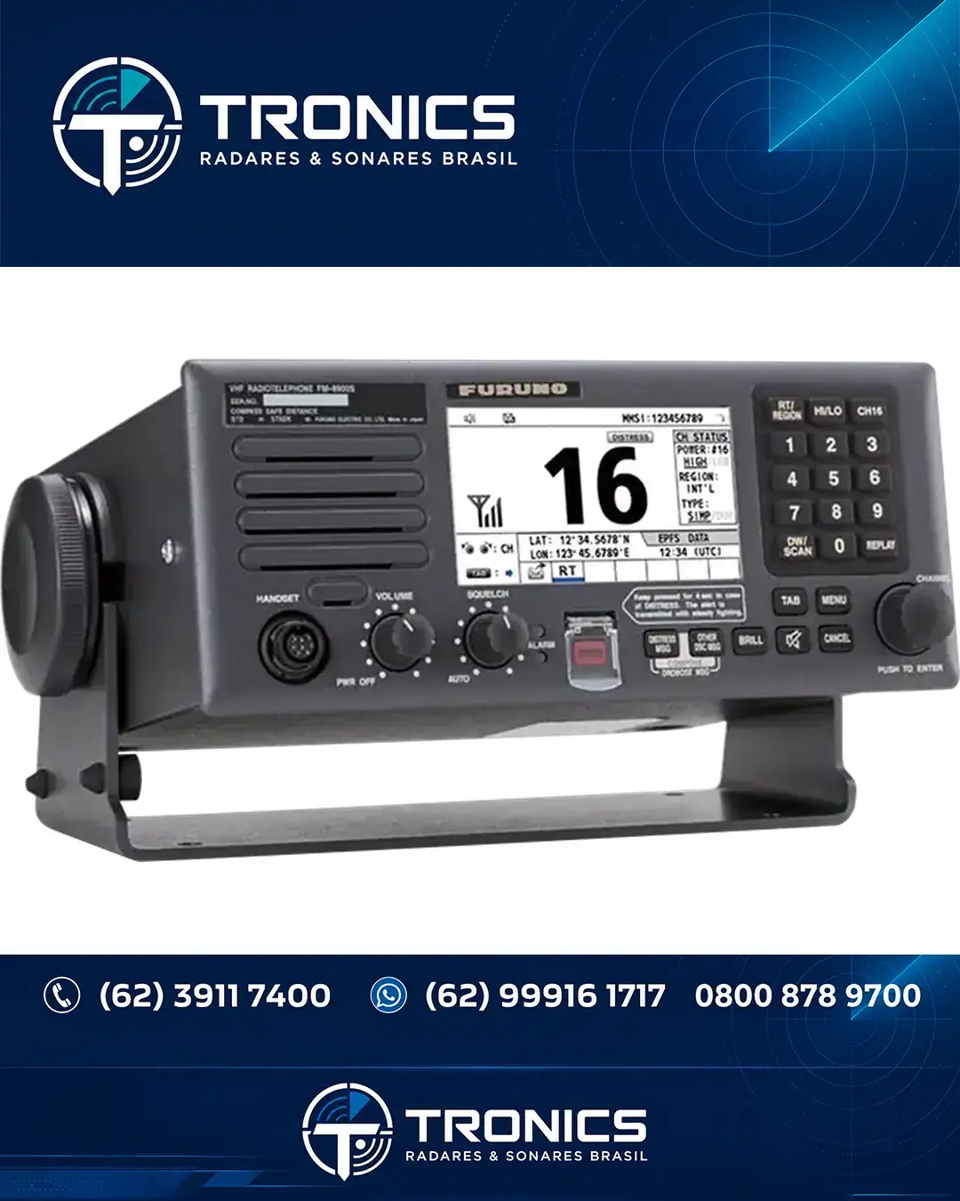 ASSISTÊNCIA COMUNICACAO E GMDSS FURUNO FM 8900S BRASÍLIA
