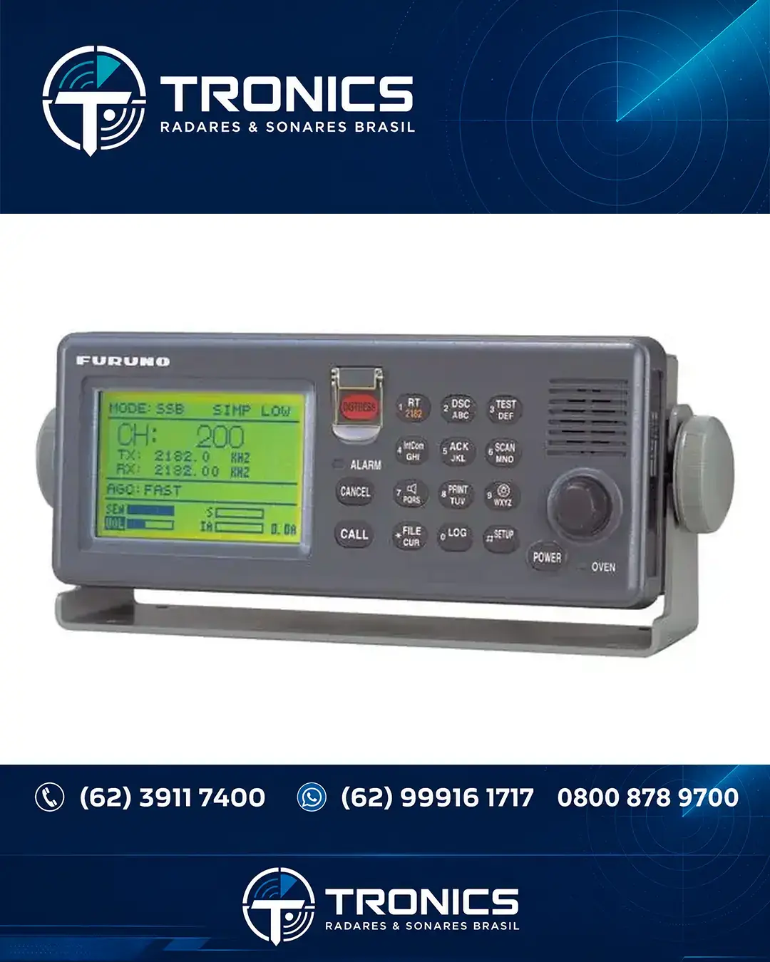 ASSISTÊNCIA COMUNICACAO E GMDSS FURUNO FS 2575 DF