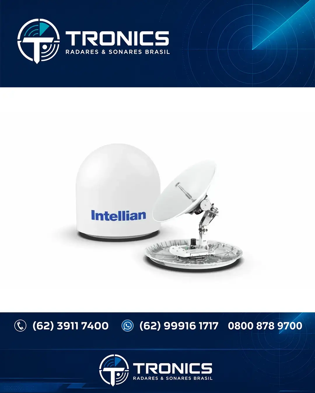 ASSISTÊNCIA COMUNICACAO E GMDSS INTELLIAN V100 DF