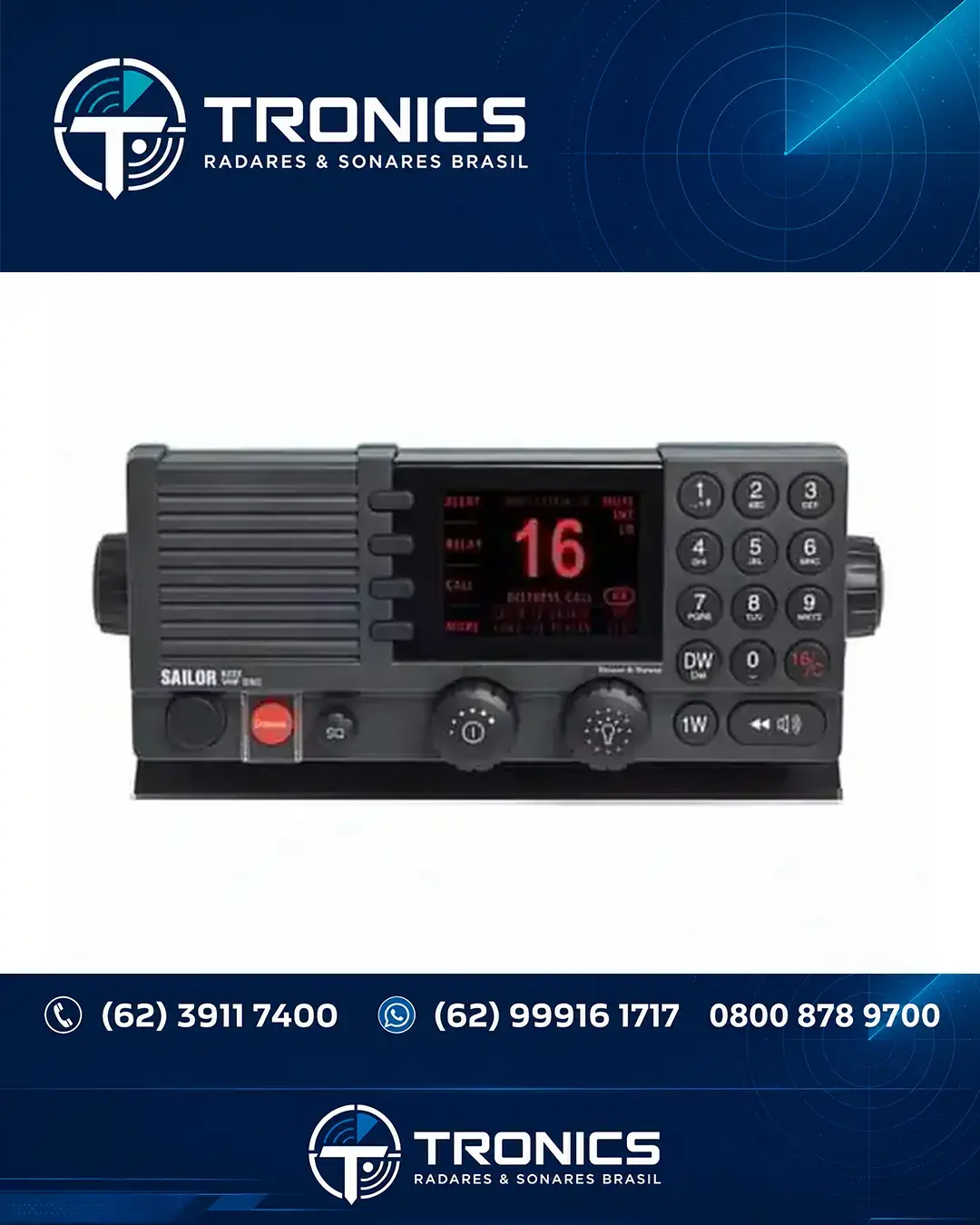 ESPECIALISTA EQUIPAMENTO SAILOR 6222 VHF RIO DE JANEIRO