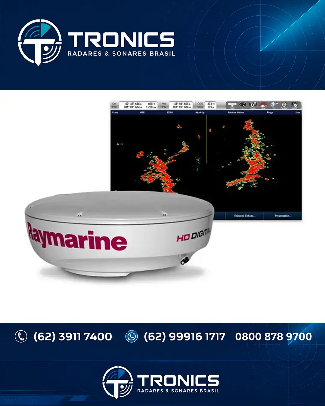 MANUTENÇÃO TÉCNICA EM RADAR RAYMARINE RD418 NO BRASIL_2