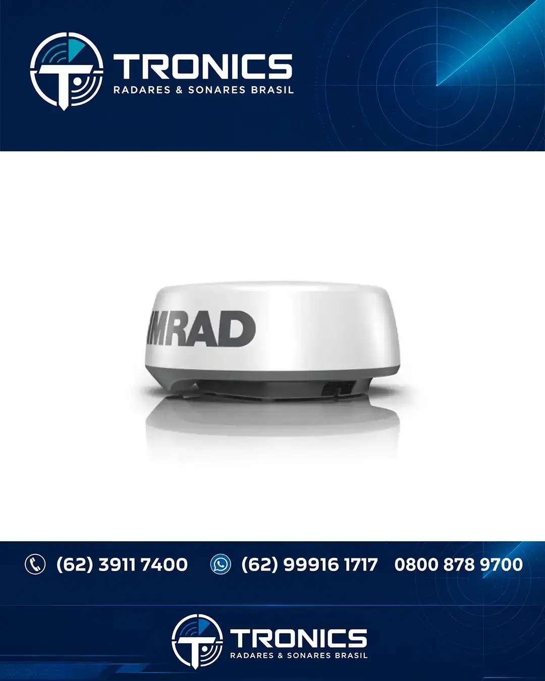 MANUTENÇÃO TÉCNICA EM RADAR SIMRAD HALO20 DF