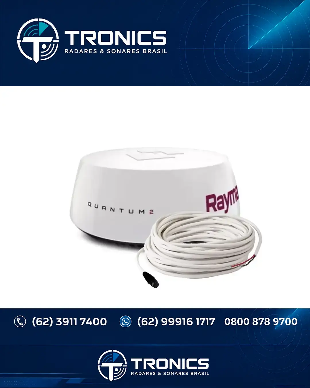 REPARO TÉCNICO EM RAYMARINE QUANTUM SANTA CATARINA