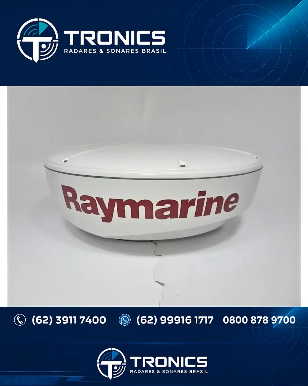 REPAROS TÉCNICA EM RADAR RAYMARINE RD424 DF