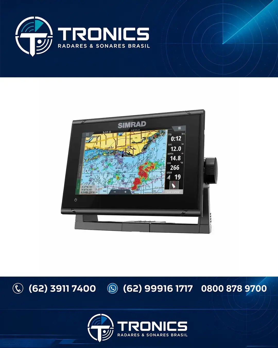 REPAROS TÉCNICA EM RADAR SIMRAD BROADBAND 3G DF
