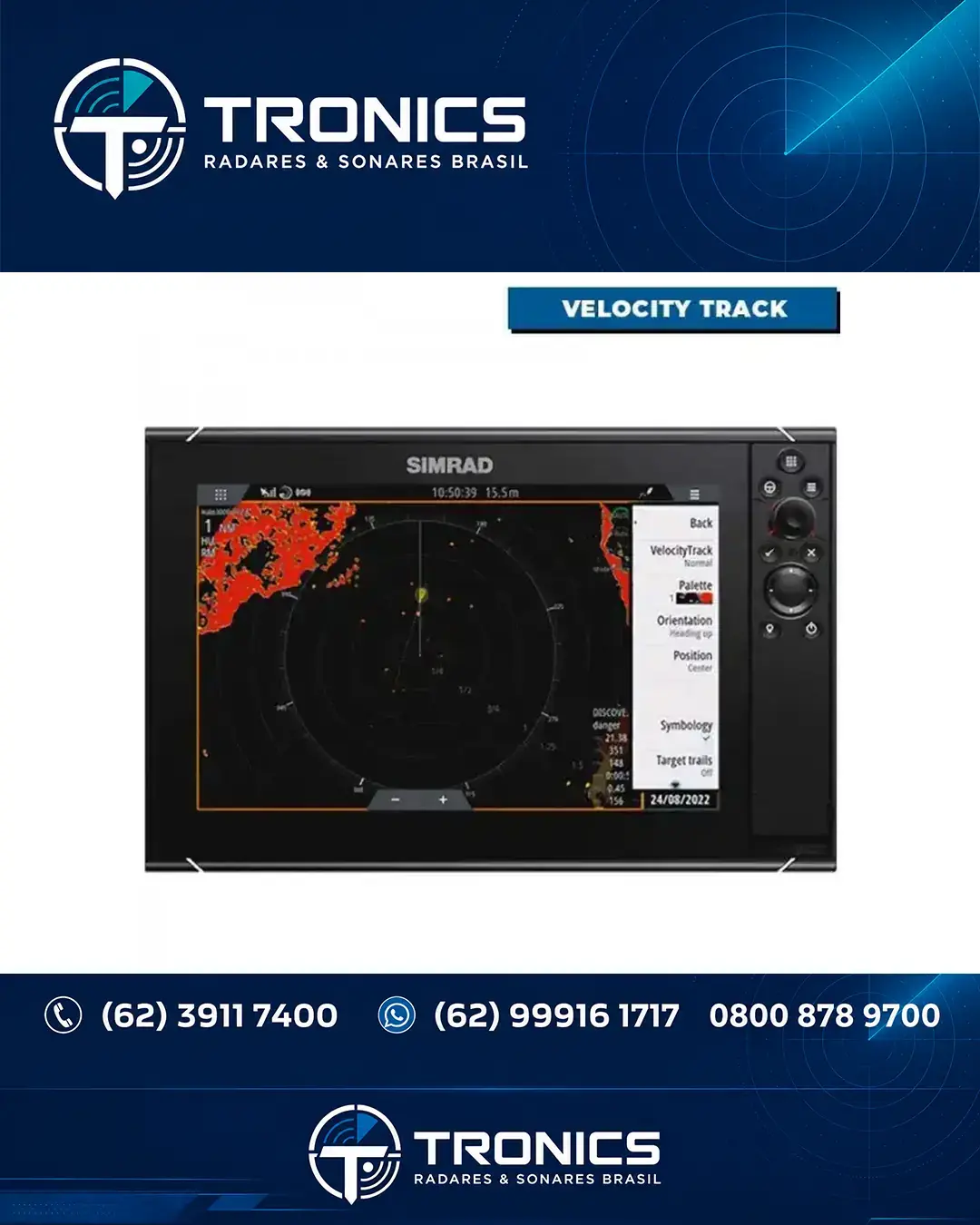 REPAROS TÉCNICA EM RADAR SIMRAD HALO2000 BRASIL
