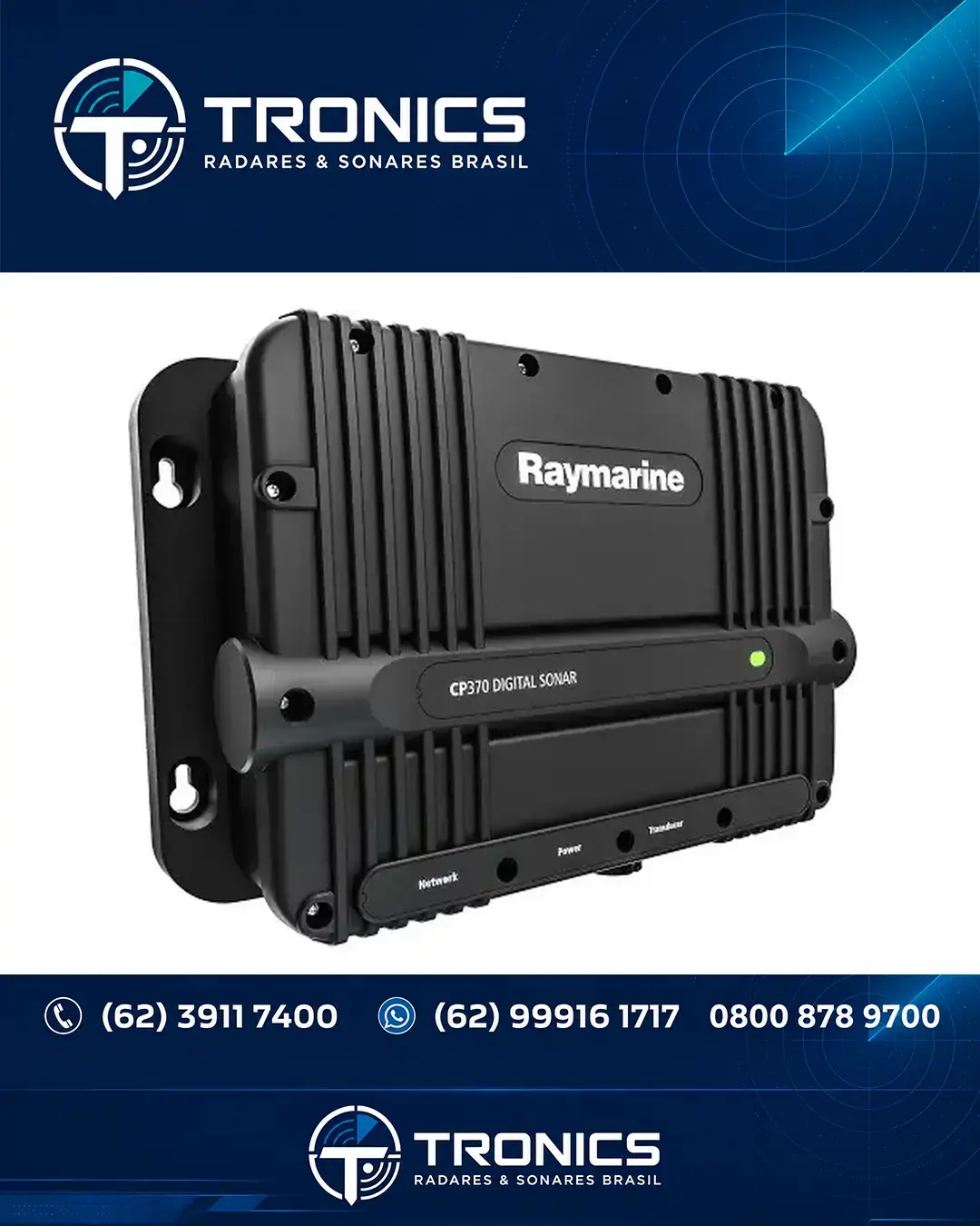 REPAROS TÉCNICA EM RAYMARINE CP370 RIO DE JANEIRO