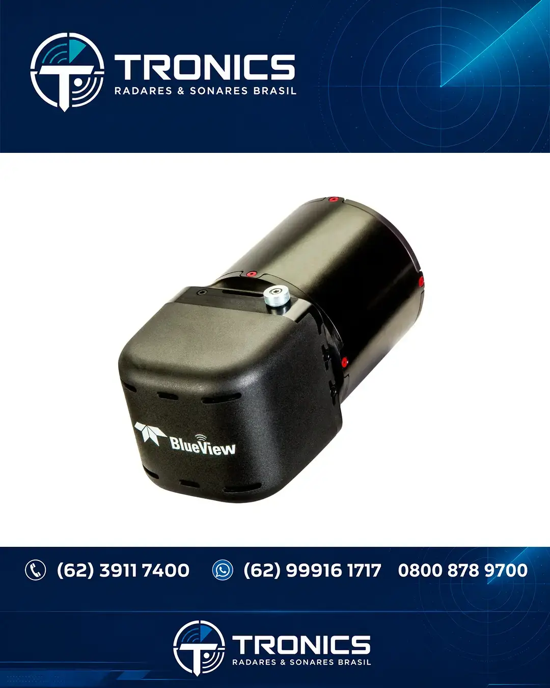 REPAROS TÉCNICA EM TELEDYNE BLUEVIEW M900 BRASÍLIA