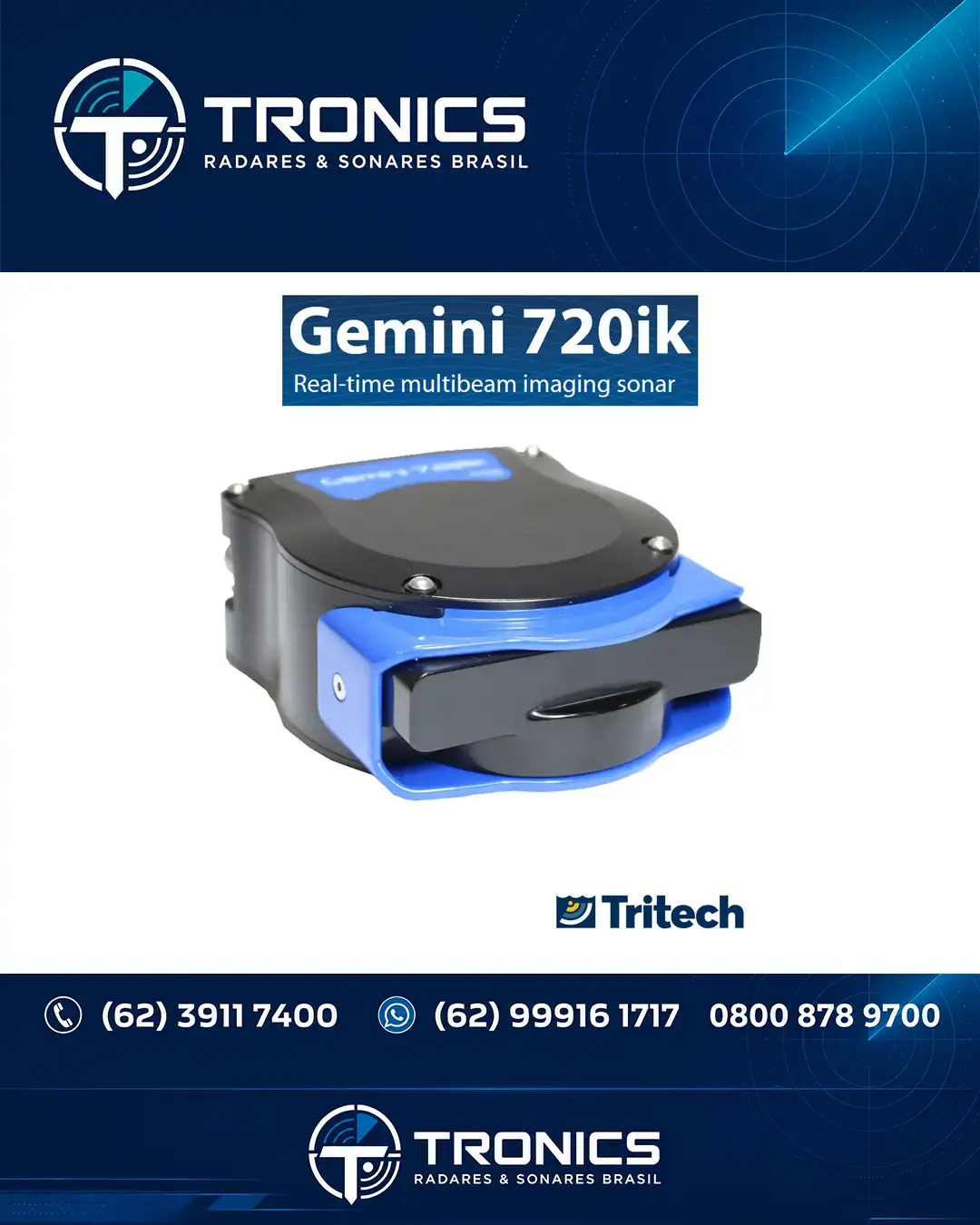 REPAROS TÉCNICA EM TRITECH GEMINI 720IS SANTA CATARINA